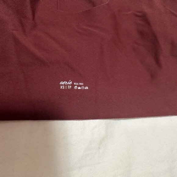 Aerie Smoothez Padded Scoop Bralette Maroon Size Extra Small - Picture 4 of 6